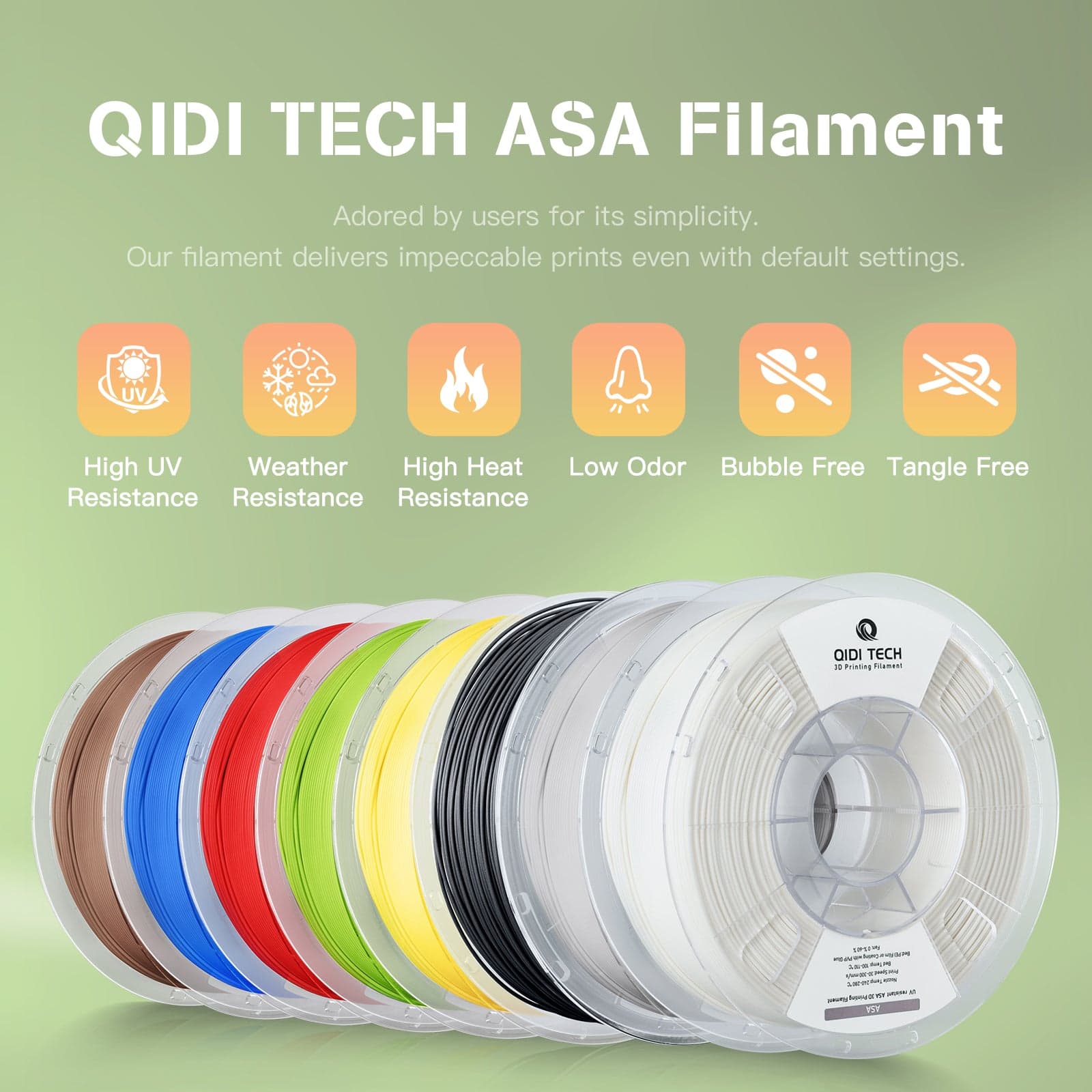 QIDI ASA Red 1kg — изображение 1