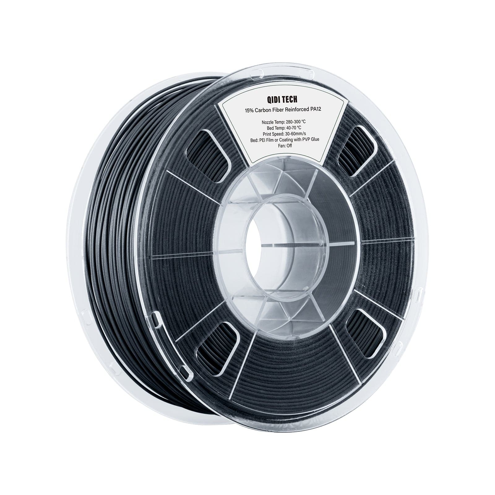 QIDI PA12-CF Black 1kg — изображение 1