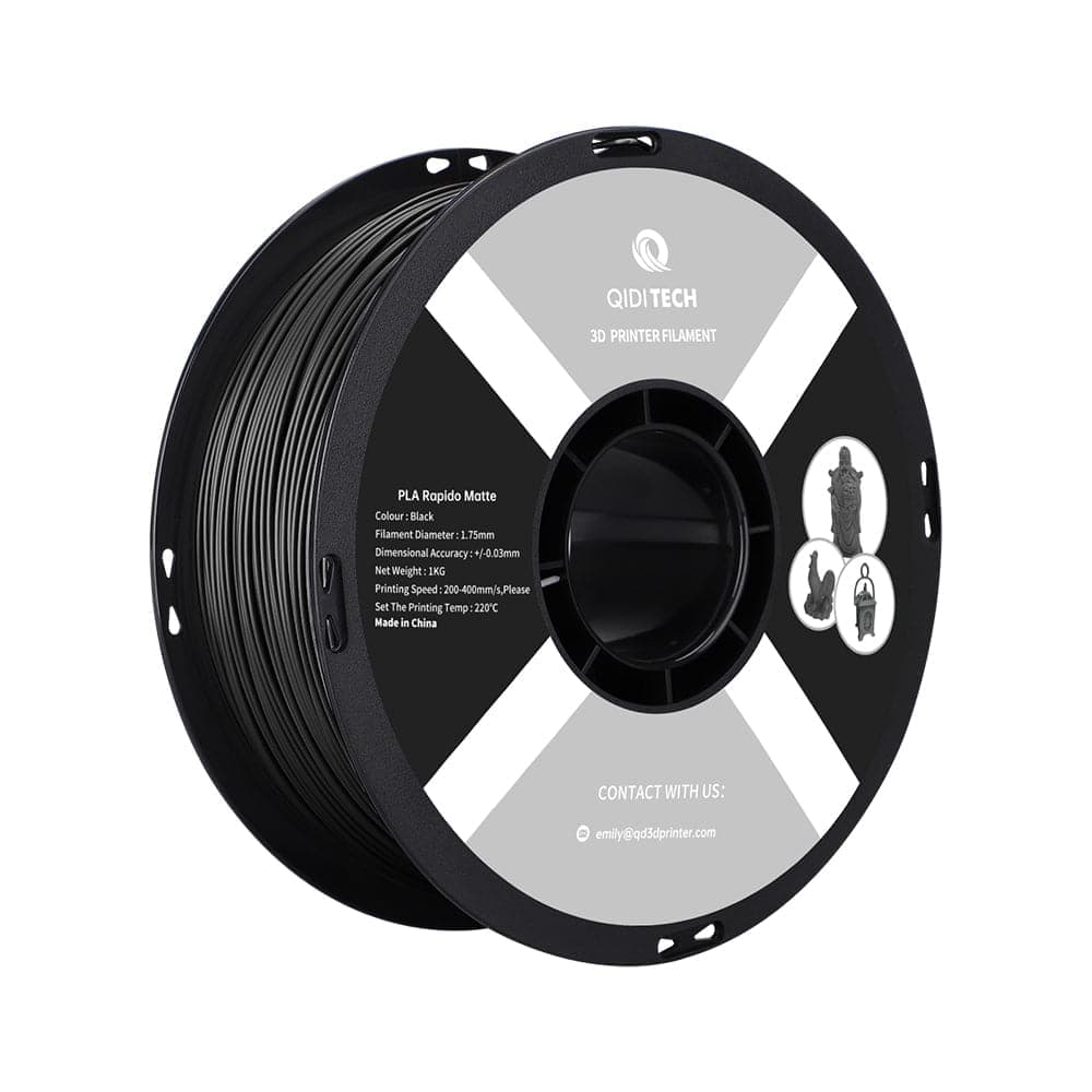 QIDI PLA Matte Rapido Ash Gray 1kg — изображение 1